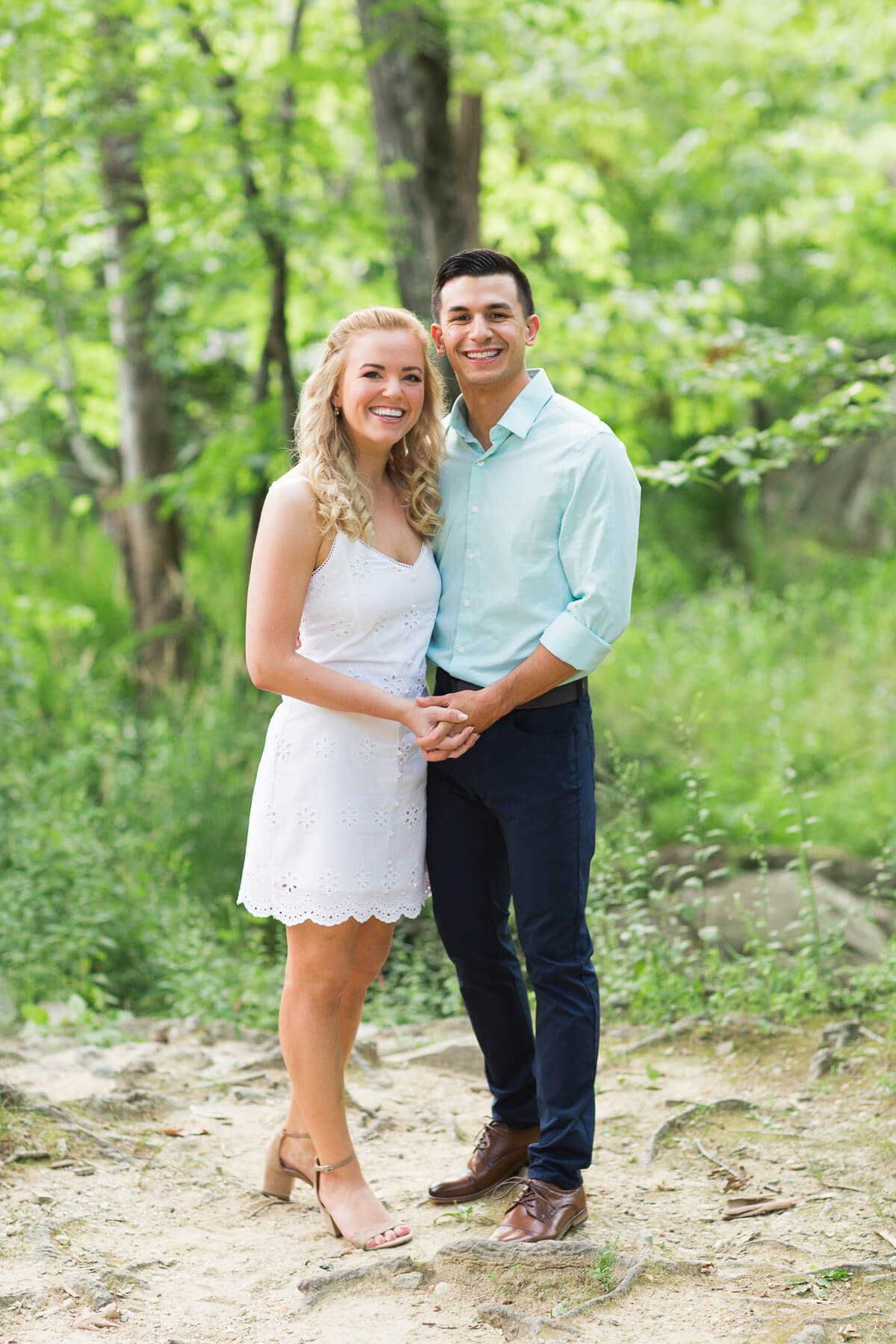 Summer Engagement Session at Great Falls by Virginia Photographers